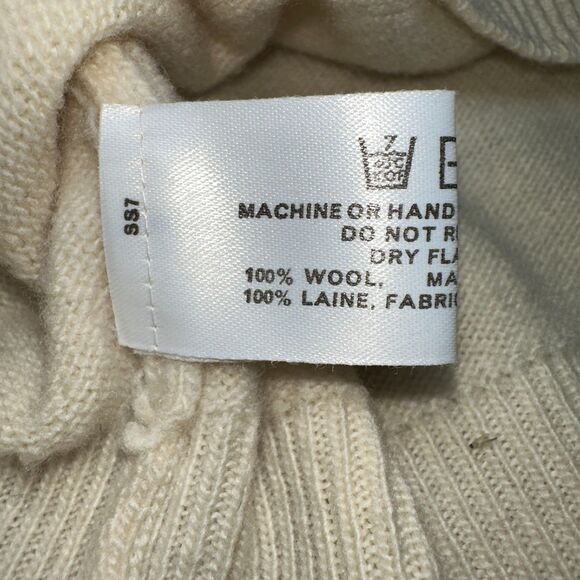 Vintage Byford Lambswool Sweater Mens L 42 V-Neck Made in England - Picture 10 of 12
